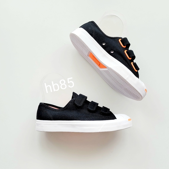 Converse JP 3V OX Black/White/Total Orange - Picture 2 of 6